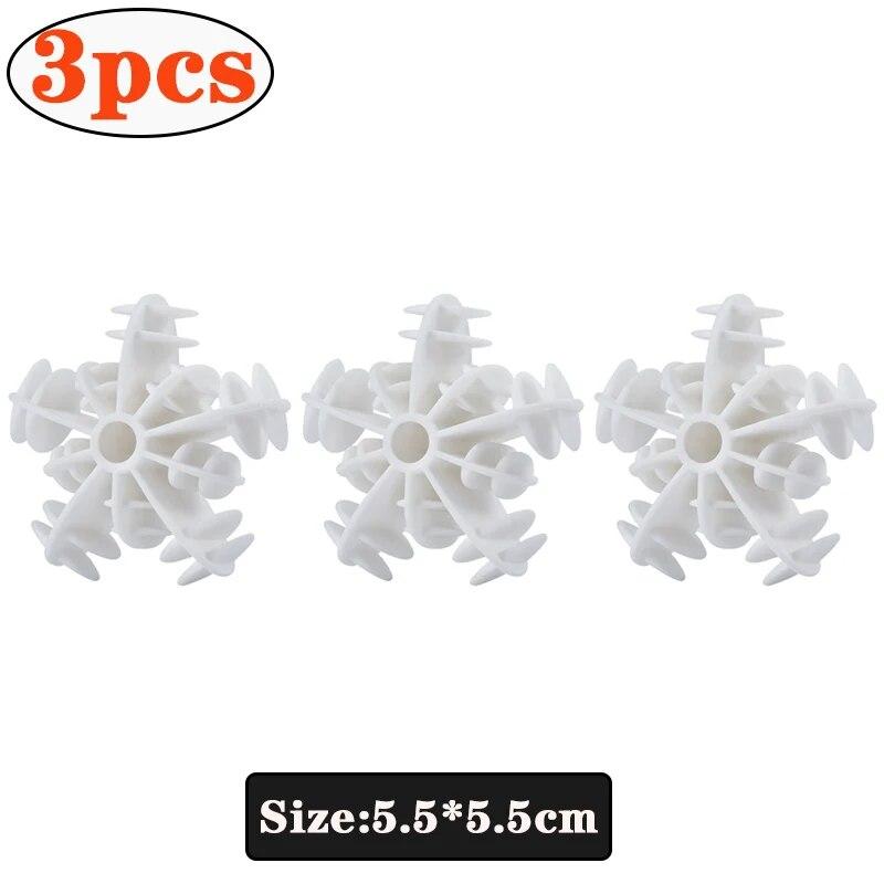 3Pcs Silikon Magische Wäsche Bälle Kleidung Fleck Entfernung Anti-tangle Wäsche Ball Wiederverwendbare Kleidung Haar Remover Catcher Reinigung werkzeug weiß