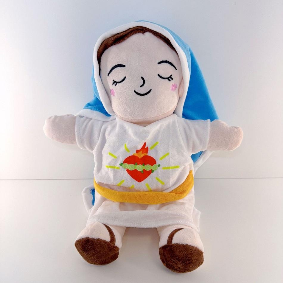 Atemend Jesus Jungfrau Maria Musik Beruhigend Mit Licht Plüsch Spielzeug Puppe Jesus Plüsch Spielzeug Tröstend Jesus Herz Spielzeug Ostergeschenke