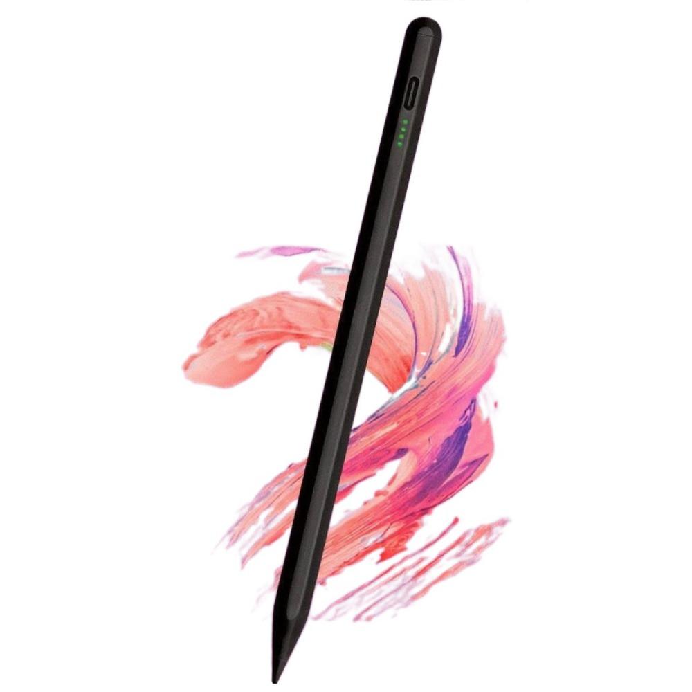 Doppelter Gummikopf 3-in-1 Stylus Stift Telefon Zeichnen Telefon Stylus Telefon Zubehör schwarz
