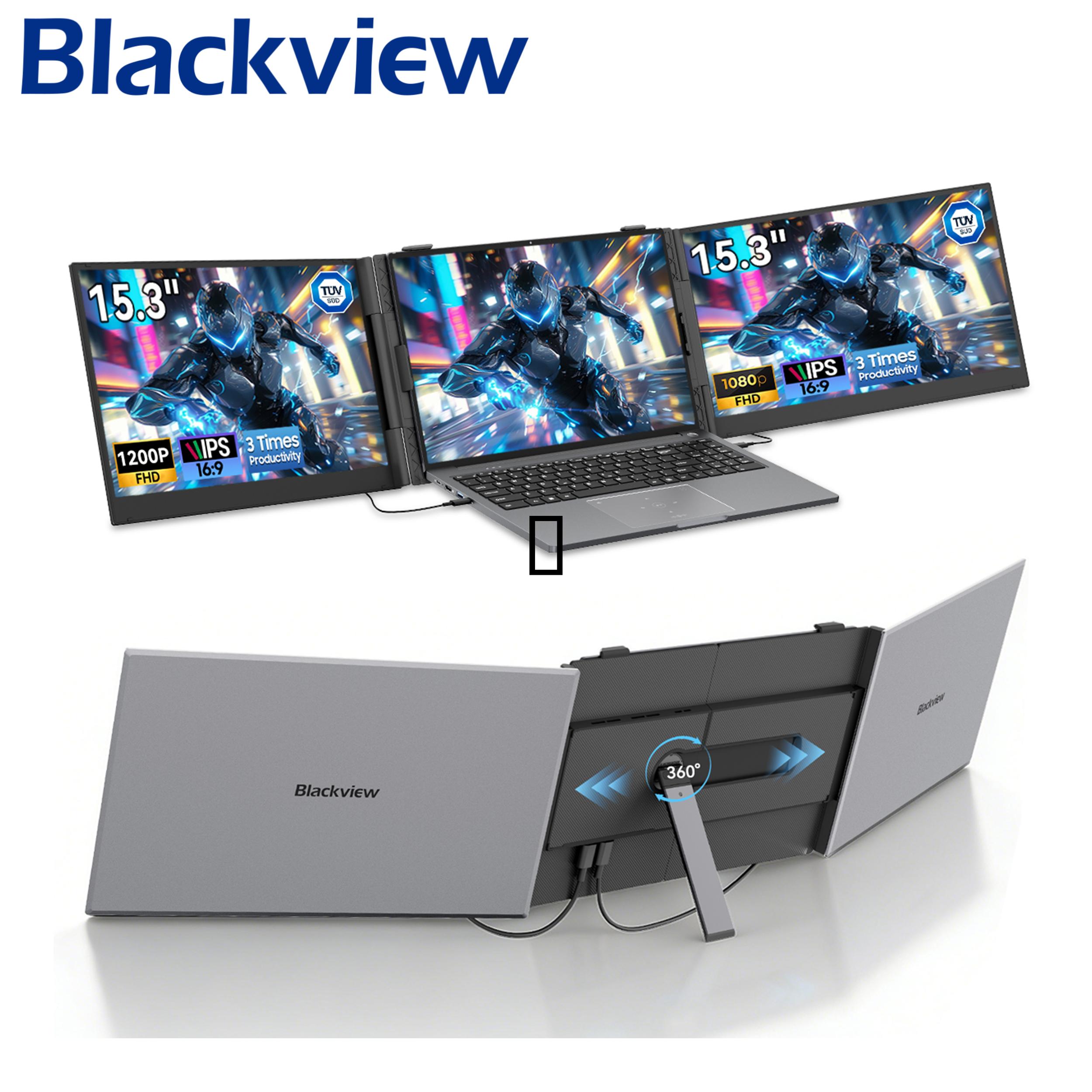 Blackview DCM8 15,3  Dual Tragbarer Monitor — Ultradünn 4,6 mm, 1,2 kg, TÜV Low Blue Light only monitor