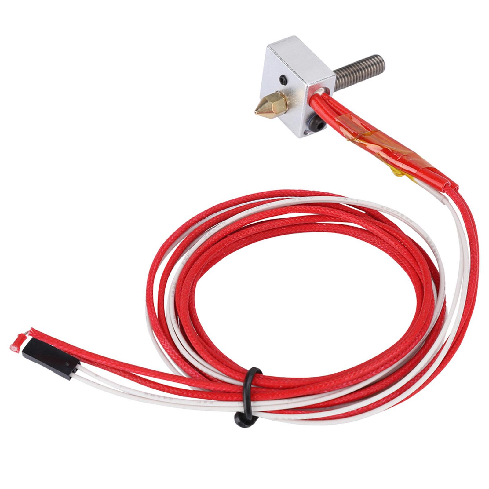 3D-Drucker Zubehör MK8 Düse Extruder Druckkopf-Kit Aluminium Edelstahl Messing