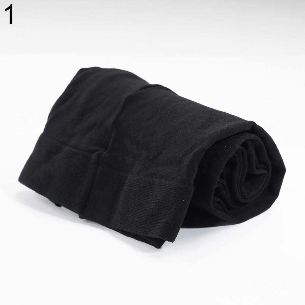 Modische Bonbonfarben, blickdichte Socken mit Fuß, Strumpfhosen, dünne Strumpfhosen für Damen schwarz