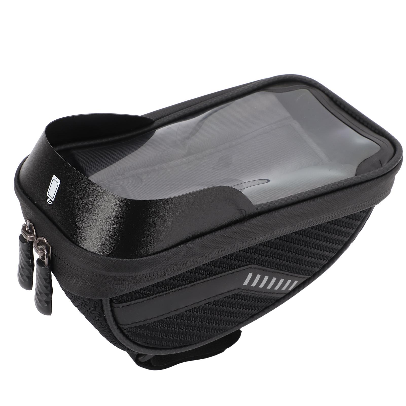 Fahrrad Front Rahmen Tasche Reiten Telefon Halter Tasche Unterstützung Touchscreen für Mountain Road Bike