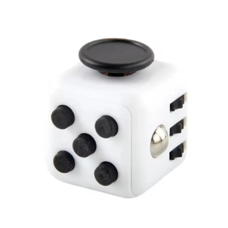 6-seitiger Hochwertiger Fidget Würfel Hochwertig & Hochwertiger Spinner - Hochwertiges Sensorisches Hochwertiger Fokus Hochwertiges Spielzeug white
