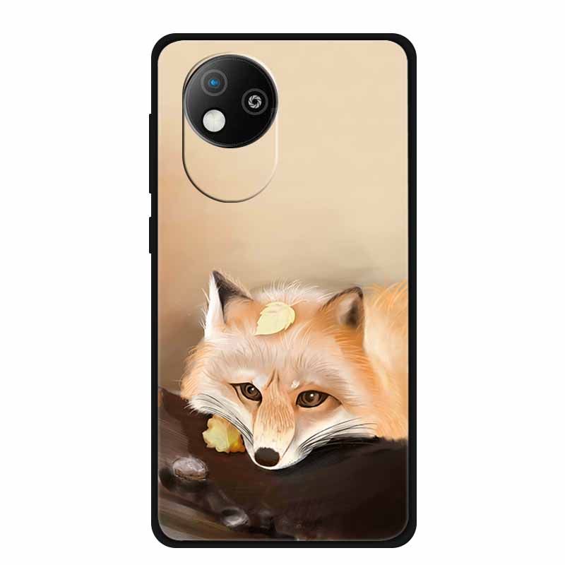 Handyhülle Für ZTE Blade A35 Lite Rückseite Schwarz TPU Silikon Hülle Weiche Funda Für ZTE A35 Lite Hülle A 35 Lite Stoßfest Coque ZTE A35 Lite