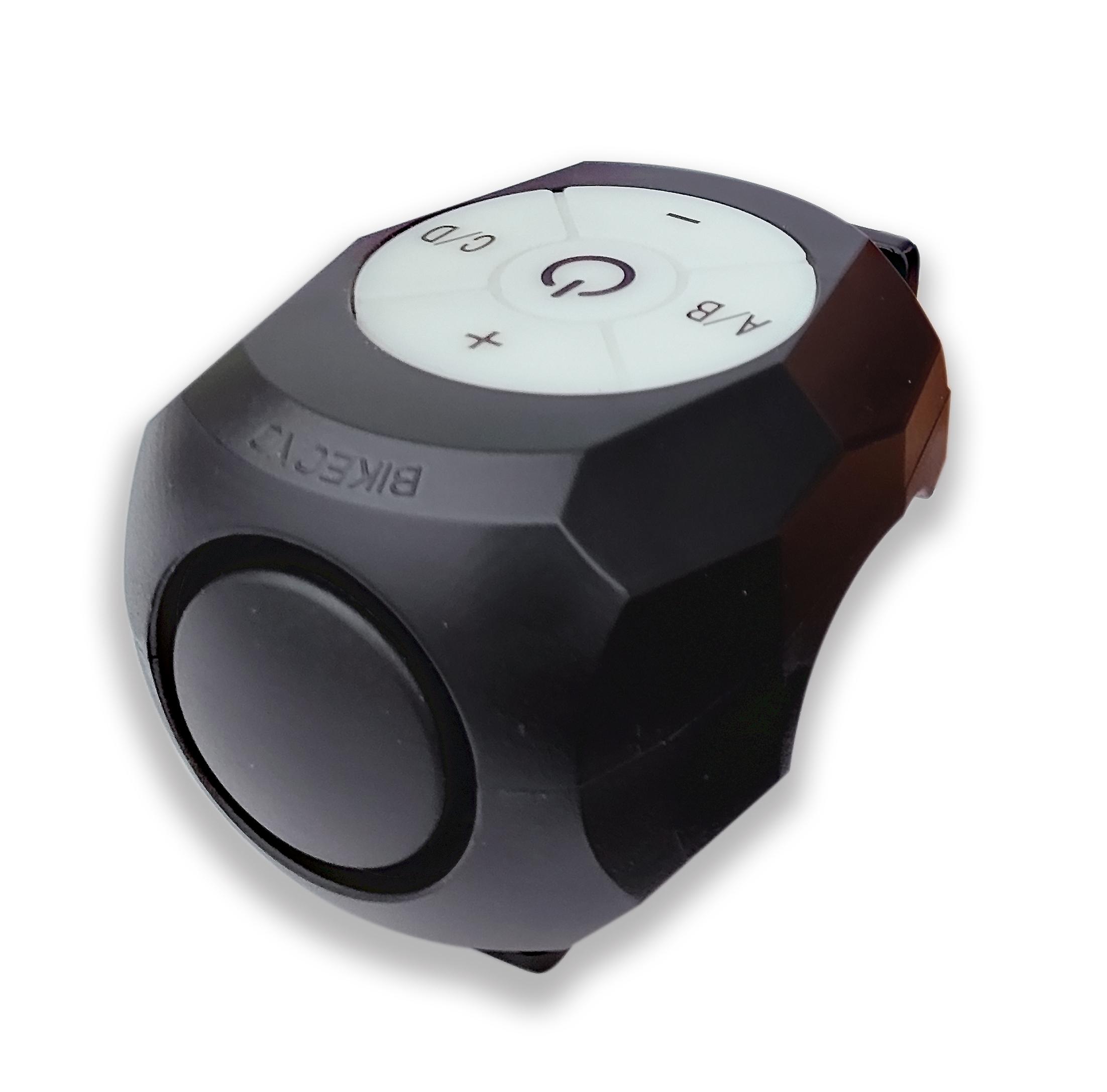 Fahrrad Motorrad Elektrische Glocke Horn Mountain Road Radfahren Anti-Diebstahl-Alarm Horn Fahrrad Zubehör Laute Glocke Roller Horn schwarz