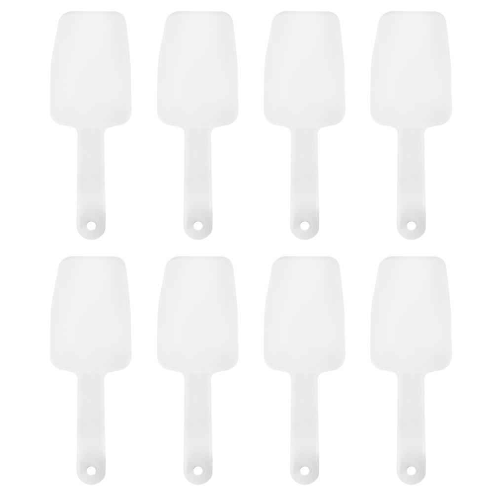 8 Stück Mini PP Plastikschaufel Eiskratzer Schaufel für Lebensmittel Nuss Mehl Dessert Heimküchengebrauch