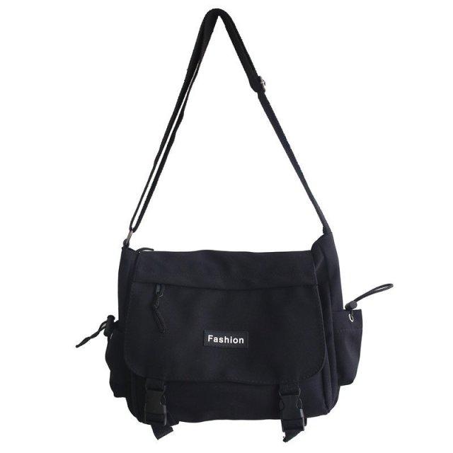 Teenager Umhängetaschen Teen Umhängetasche Mode Umhängetasche Frauen Casual Tasche Junge Mädchen Schule Tasche Kinder Teenager Student schwarz