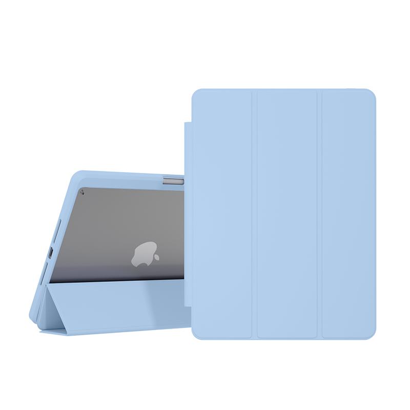 Für iPad Air 5 10,9 2022 A2588 A2591 Smart Cover Mit Bleistift Halter Für iPad Air 4 10,9 2022 Acryl zurück Tablet Fall iPad Air4  Air5 10.9 himmelblaue