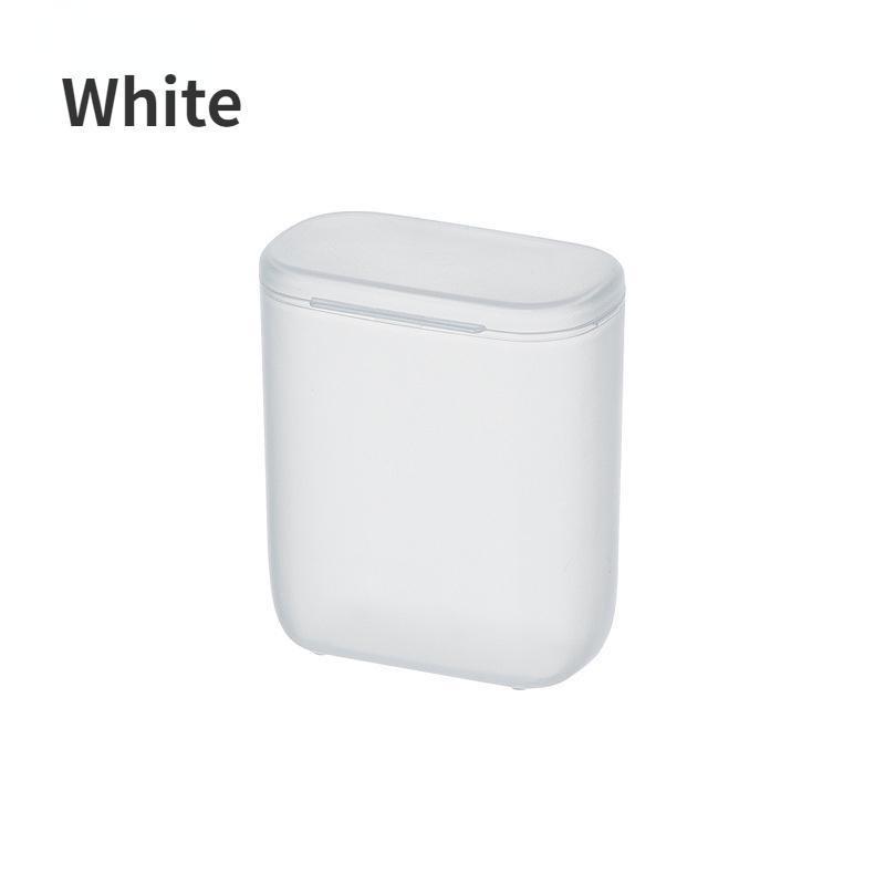 Datenkabel-Aufbewahrungsbox, staubdichte Kopfhörer-Organizer-Box mit Abdeckung, transparente Kabel-Draht-Container-Box für das Heimbüro weiß