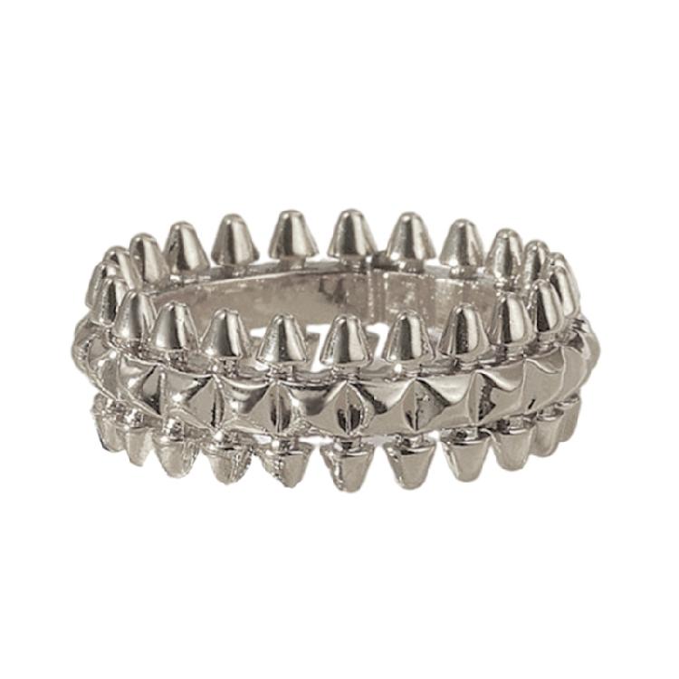 Elegante Runde Ringe Eheringe Geometrische Verlobungsringe Fingerringe Edelstahl-Textur Perfekt für Frau und Mann gray