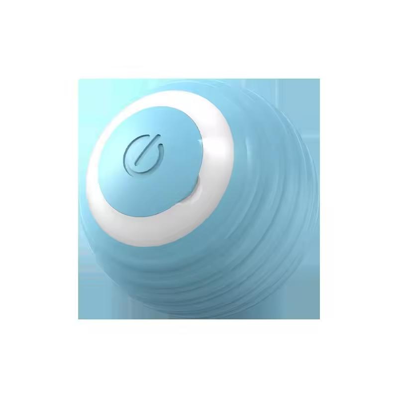 Smart Cat Rolling Ball Toys Wiederaufladbares Katzenspielzeug Ball Motion Ball Selbstbewegendes Kätzchenspielzeug für interaktives Spielen im Innenbereich Horizontal blue