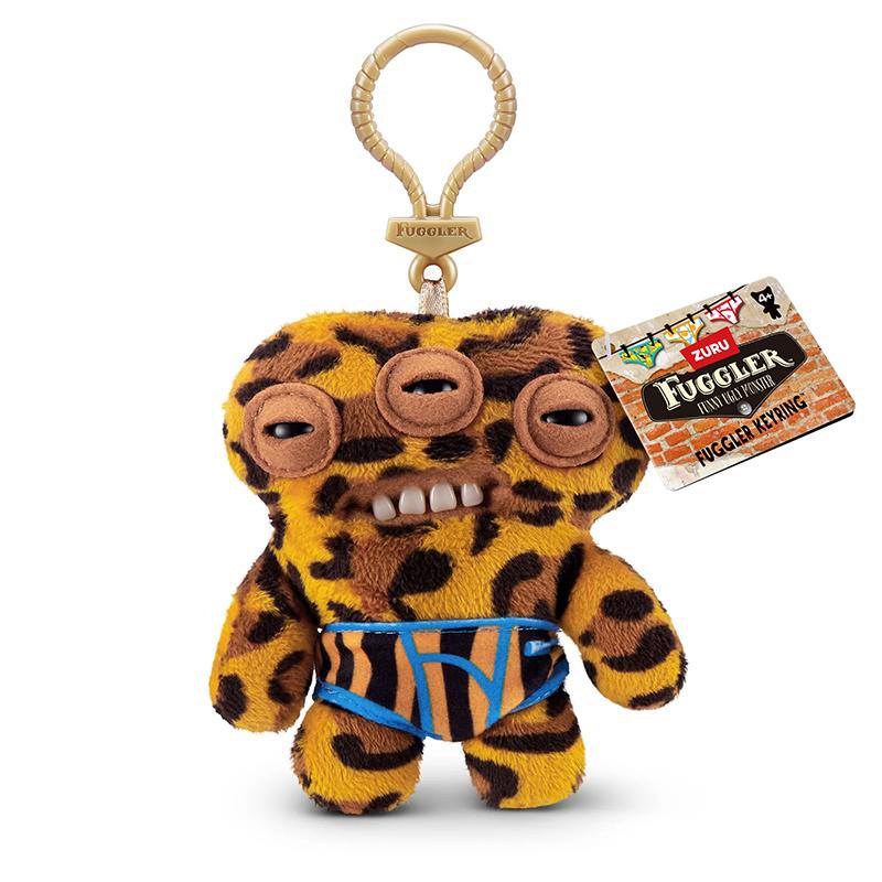 Fuggler Hässliche Monster Plüsch Schlüsselanhänger Spielzeug 5 Zoll Lustiges Hässliches Zähne Monster Weiche Plüschpuppe Taschen Schlüsselanhänger Sammlerstück Kindergeschenk 5-Inch brown