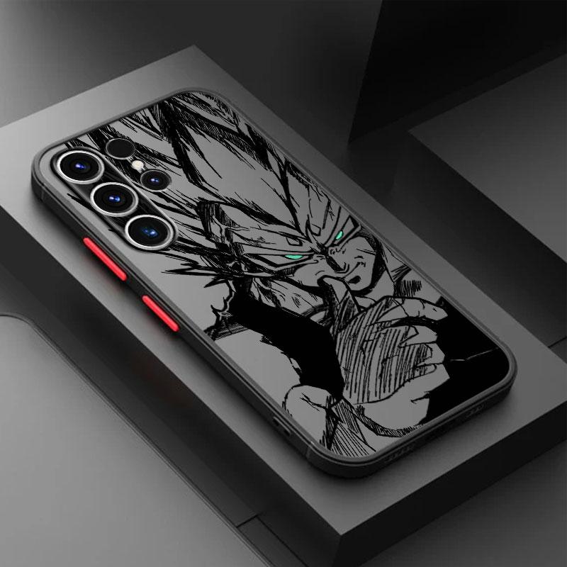 Dragon Ball Goku Vegeta Softshell Handyhülle für Samsung Galaxy S10 S21 FE S21 Note 20 10 S24 S23 Ultra S9 S22 Plus S20 S25 Galaxy S21+ 5G