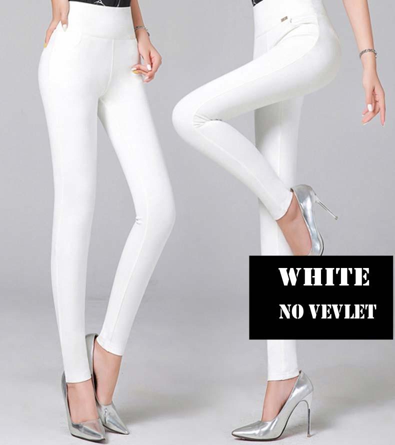 Hohe Qualität Bleistift Hosen Capris Frauen 2022 Sommer Stil hohe Taille elastische dünne Hosen weibliche Hose Frau Pantalon Femme XXXXL white