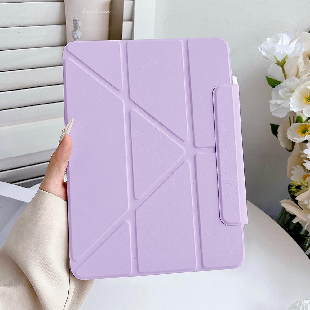 Smart Case für iPad A16 11. Gen für iPad Air11 13 Zoll M2 M3 mini6/7 ipad Air5 4. Air 6. Pro11 10. Gen 9. 8. 7. 10.2 Hülle iPad 10 iPad 11 A16 violett