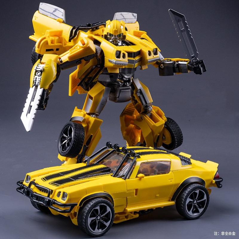 22CM Transformers Spielzeug Roboter Bumblebee Kampf-beschädigte Version Action Figur Spielzeug Verformung Anime Modell Kind Spielzeug 17cm