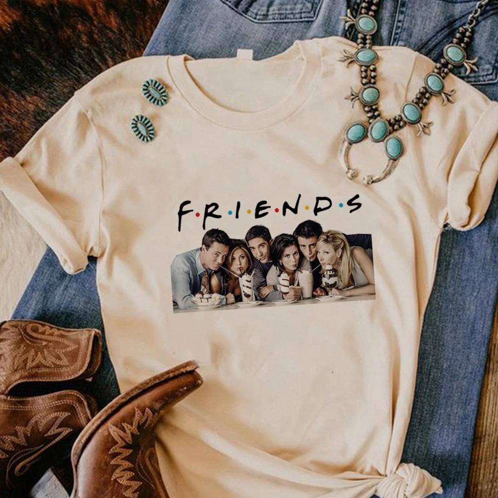 Freunde Chandler T-Shirt Damen Streetwear Designer T-Shirt Mädchen Streetwear Anime Comic Kleidung L