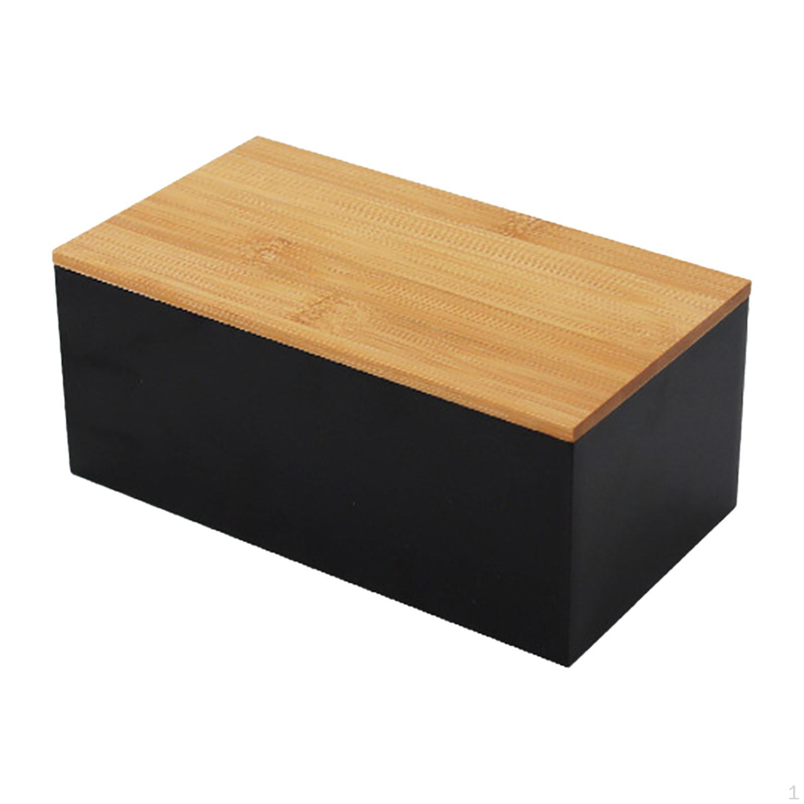 Badezimmer-Organizer-Koffer Make-up-Halter Behälter Staubdicht Robust Tragbar Kosmetik-Aufbewahrungsbox, Black flat cover beige