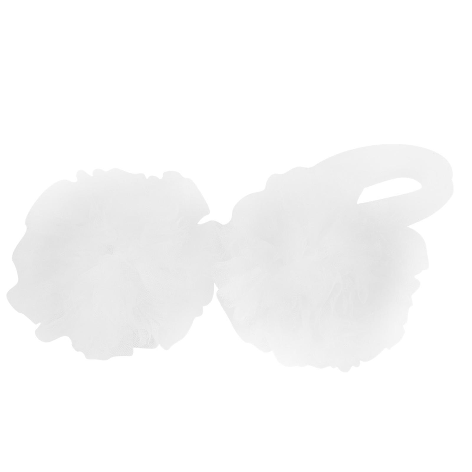 Babybett Moskitonetz Hängende Blumenkugel Krippenzubehör Wandanhänger Dekor(Weiß)