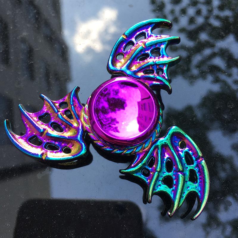 21 Stile Bunter Fidget Spinner Stressabbau Handspinner Metall EDC Spinner Schreibtisch Kreisel Spielzeug Erwachsene Kinder Geschenke Fidget Spielzeug schwarz