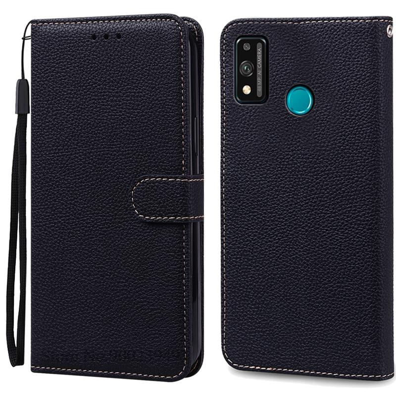 Für Honor 9X Lite Hülle Leder Flip Wallet Case Für Honor 9X Lite JSN-L21 JSN-L22 JSN-L23 Hülle Honor 9 X Lite Handyhülle Fundas For Honor 9X Lite schwarz