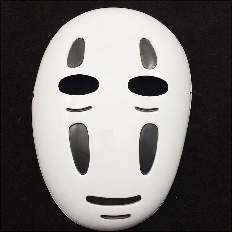 Halloween Anime Cartoon Kaonashi Chihiros No Face Man Cosplay Kostüm Maske Handschuhe Gesichtslosen Set Party Performance Kostüm M
