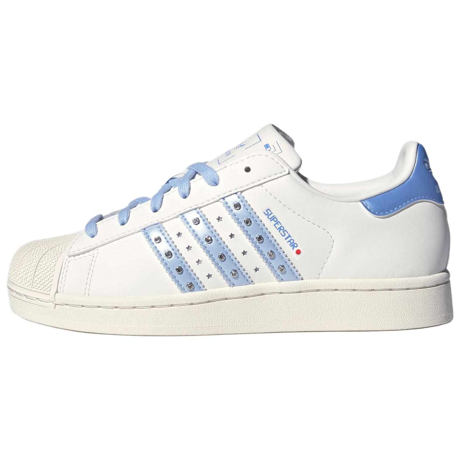 Adidas Originals Superstar 2 Leder Klassische Langlebige Low-Top Sneaker Damen Sneaker Weiß JR4506 40