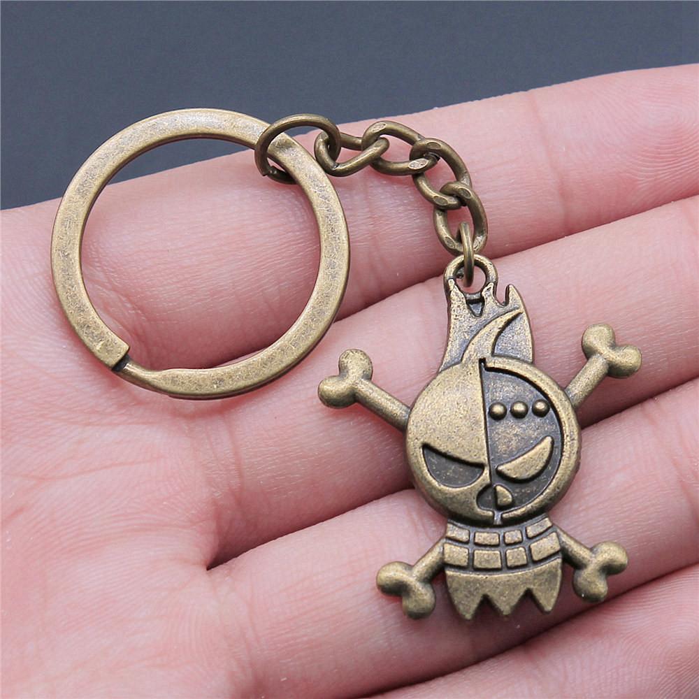 Totenkopf Adler Schlüsselanhänger Herrenschmuck Jahrestag Elegante Günstige Niedliche Sachen A26-1pcs-35x30mm