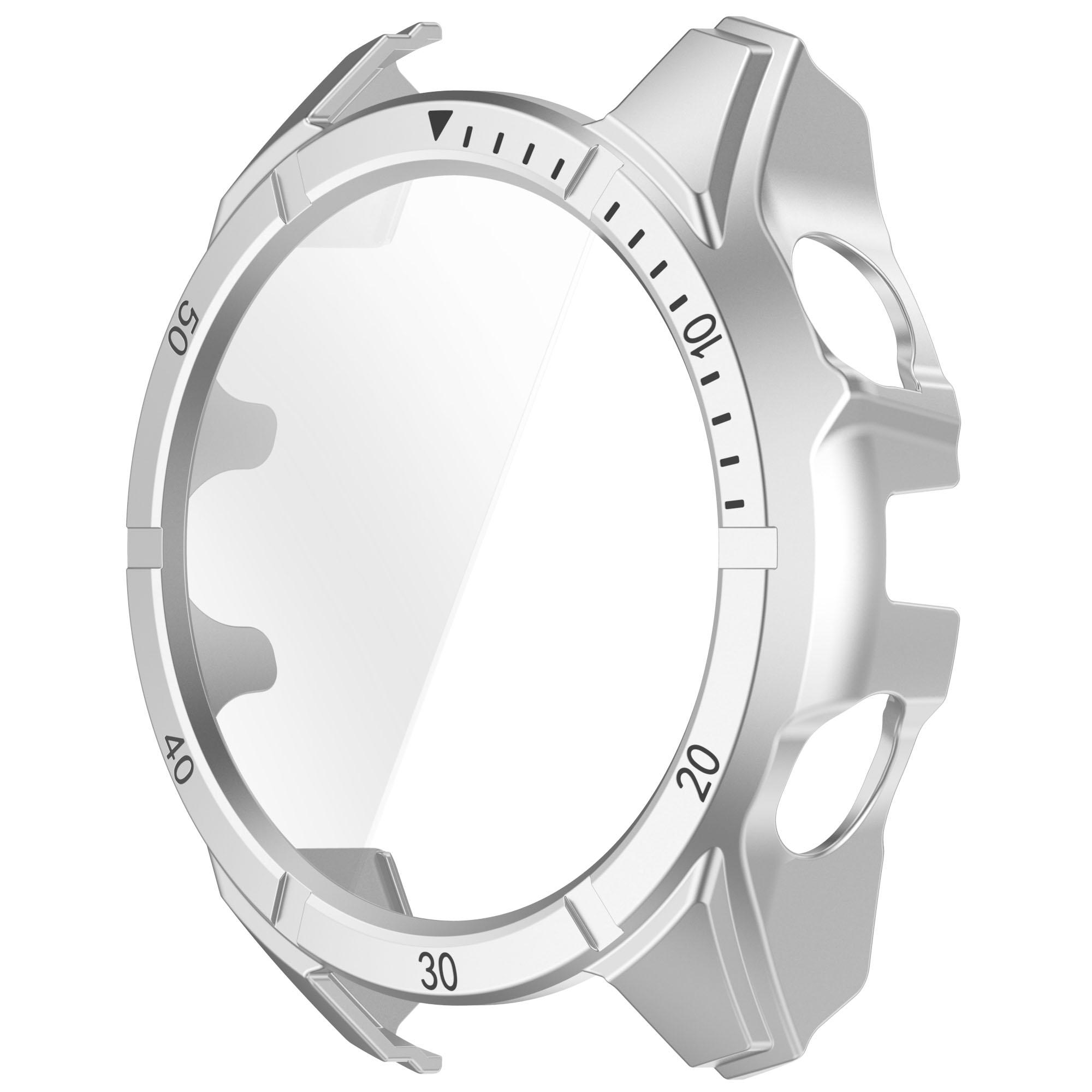 Glas+Hülle Für Garmin Fenix 8 43/47/51MM AMOLED SOLAR Glas Displayschutz & Harte PC Schutzstoßstange für Fenix 8 Zubehör Fenix 8 51MM SOLAR
