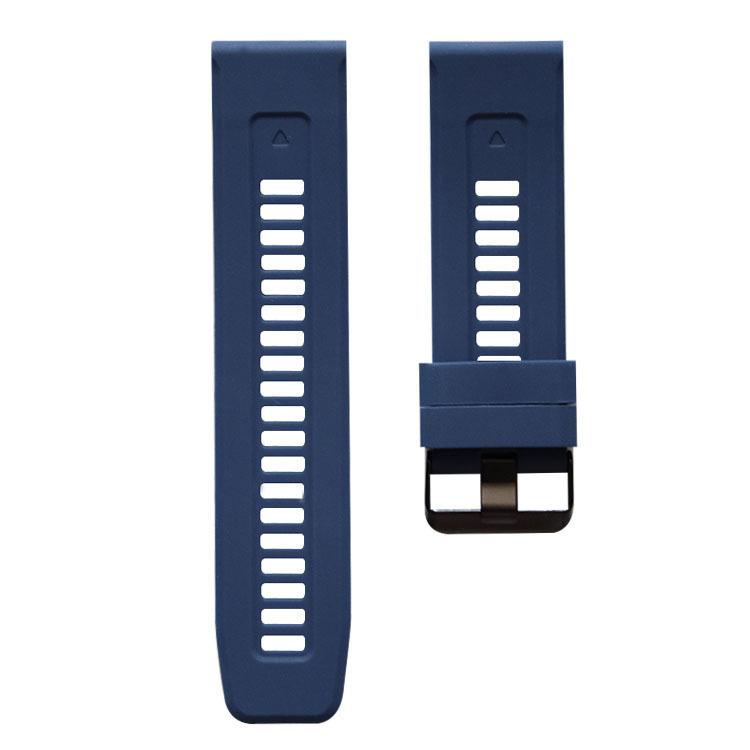 QuickFit 22mm 26mm Armband für Garmin Epix Gen 2 Silikonband für Garmin Fenix 7 7X 5Plus 6XPro Enduro 2 Armband Armband 26mm navy blau