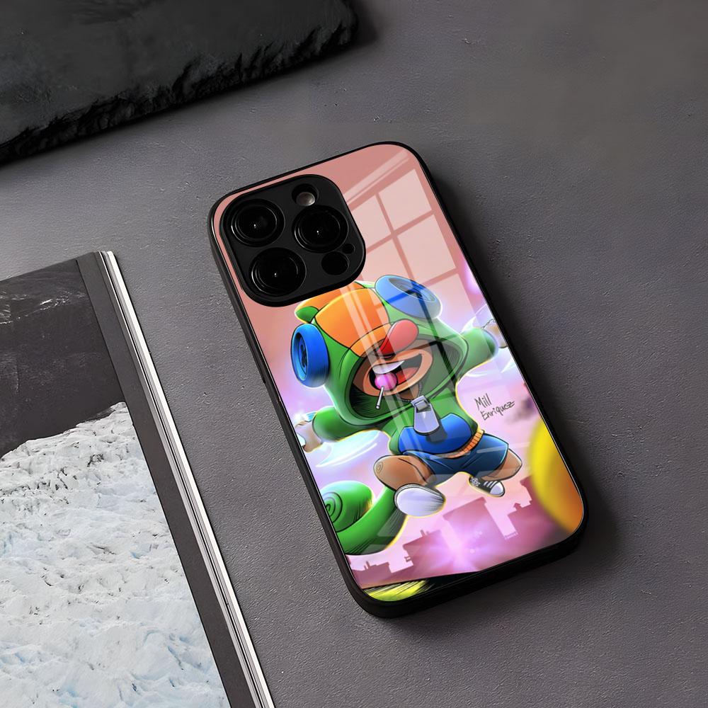 Games Stars Leons Handyhülle Für IPhone 17 Air 16 E Pro Max 15 14 13 Mini 12 Pro 11 Max Plus Schwarze Glasabdeckung iPhone XS Max