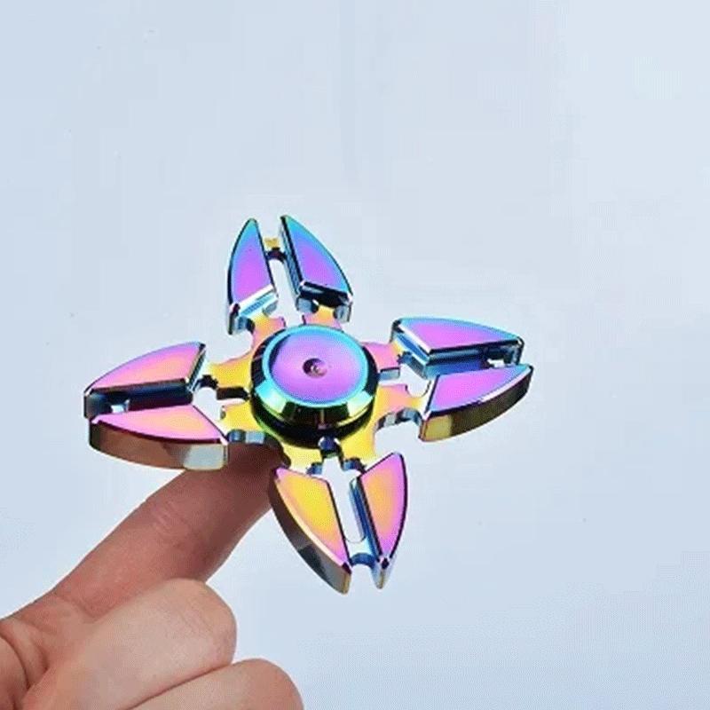 Hochwertiges Metall Hochwertiger Fidget Hochwertiger Spinner Hochwertiges Regenbogen Hochwertige Farbe Hochwertige Hand Hochwertiger Spinner