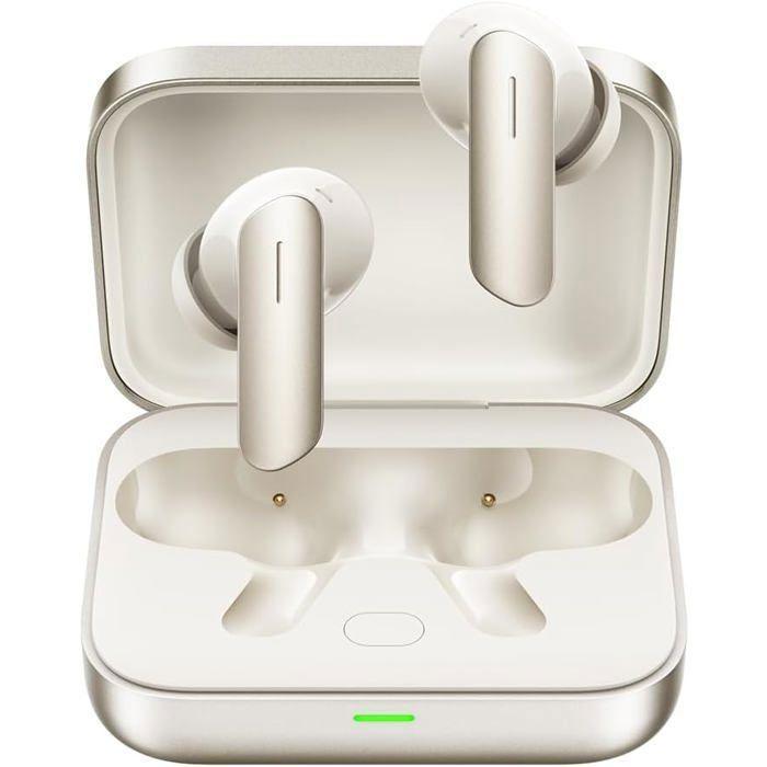 Realme Buds Air 7 Kabellose Ohrhörer Kabelloser Bluetooth-Kopfhörer 5.4 mit Hi-Res Stereo Ohrhörern 52dB Geräuschunterdrückender Kopfhörer IP55 Gold