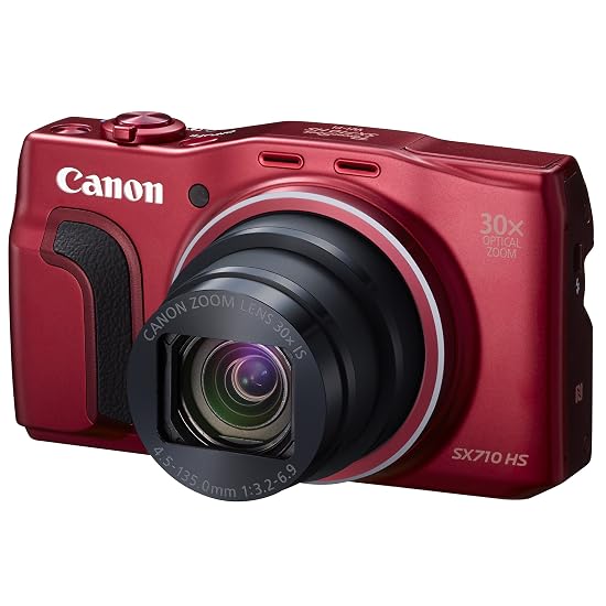 Canon Digitalkamera PowerShot SX710 HS Rot Optischer 30-fach Zoom PSSX710HS(BETREFFEND) B00T90F1OC