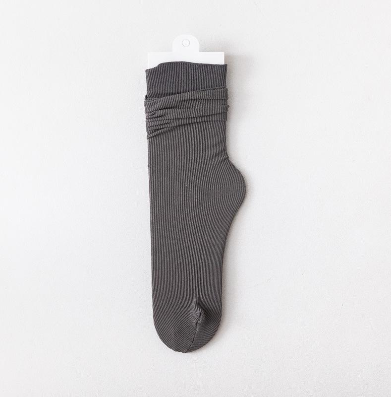 Frauen Damen Eis Seide Socken Sommer Ultra Dünne Kühle Socken Süßigkeiten Süße Atmungsaktive Socken Calcetines De Mujer Femmes Chaussettes dunkelgrau