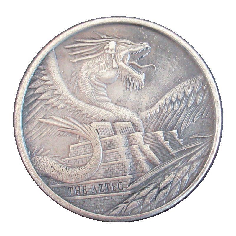 Der aztekische Drache USA Vereinigte Staaten von Amerika Gedenk-Silbermünze als Geschenk zum Basteln