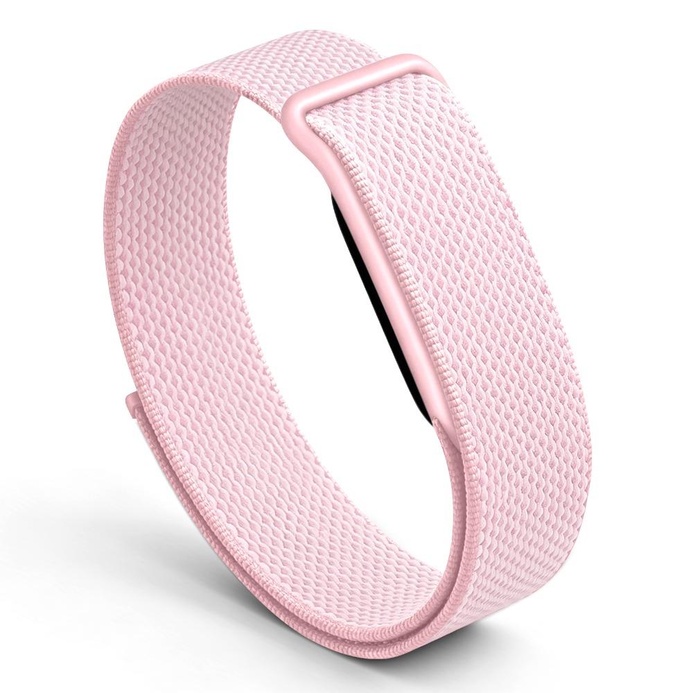 Verstellbares Ersatzarmband Atmungsaktives Sport-Armband für Google Fitbit Air Fitness-Tracker rosa