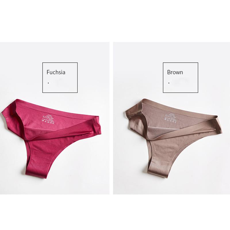 2 Pcs frauen Tanga Eis Seide Nahtlose Unterhose frauen Unterwäsche Pure Desire Sexy Mädchen T Hosen Frauen Briefs sexy Höschen XXXL