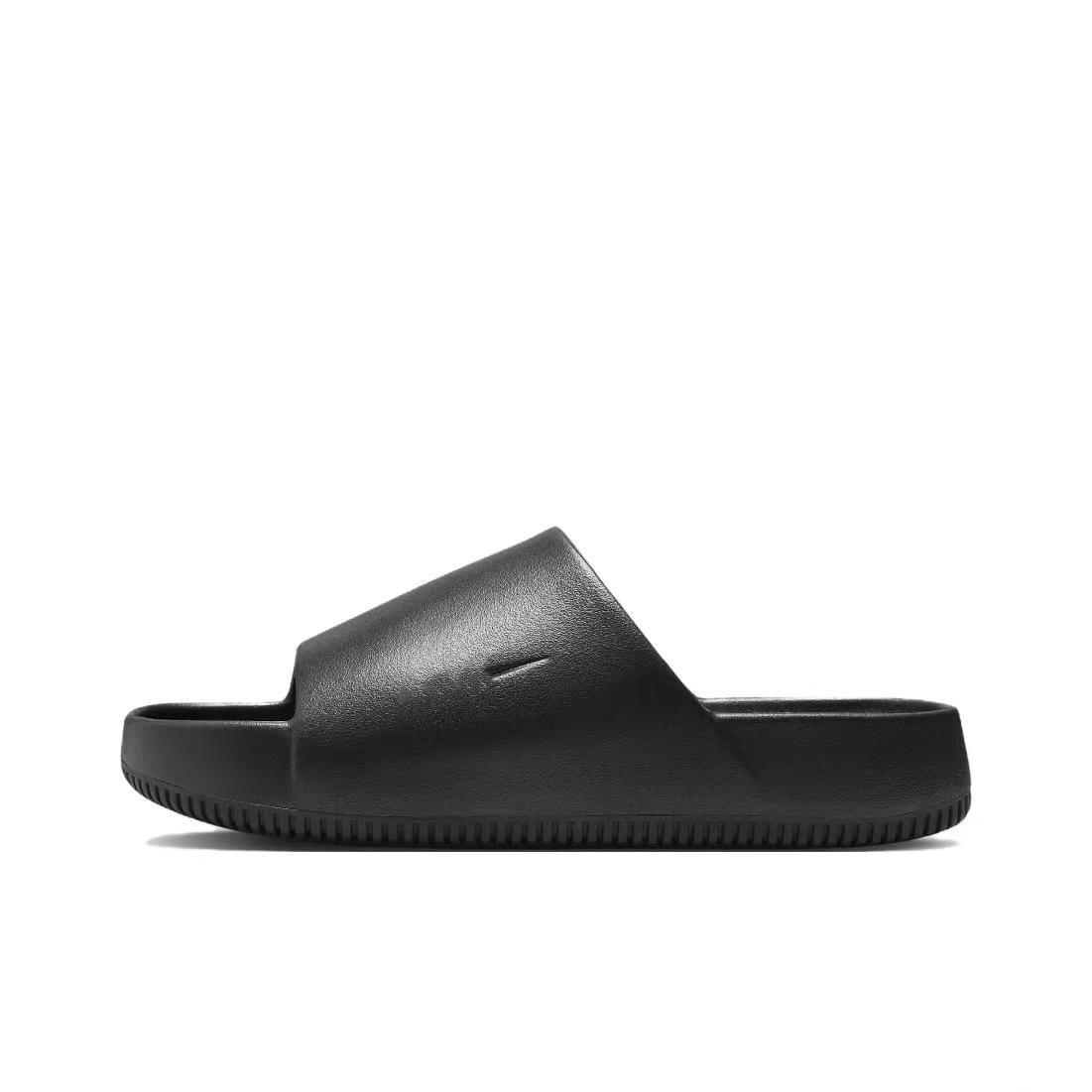 CALM SLIDE sportliche Freizeitslipper treten auf Scheiße Gefühl Paarslipper Kokosnussslipper Sommer Herrenschuhe 44-45 yards schwarz