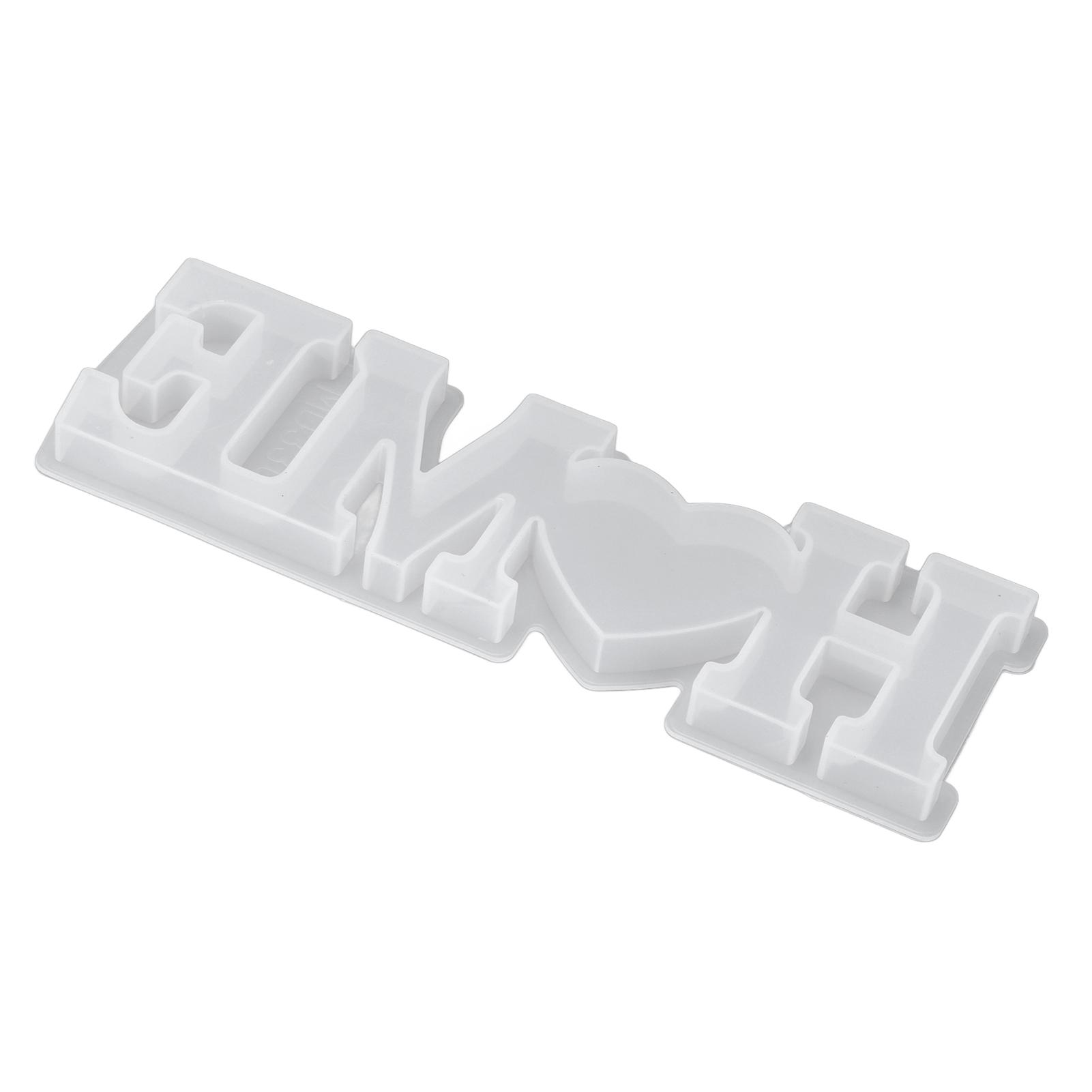 Silikonform HOME Alphabet Silikonform Dekoration DIY Kristall Epoxid Liebe Dekoration