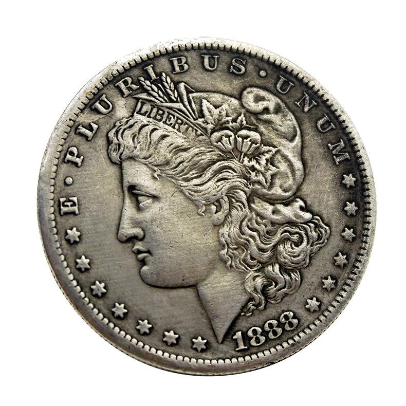 Kopie US 1 Dollar Amerikanische Währung Antike Sammlung Morgan Antike Silbermünze 1795 1889 Jahre