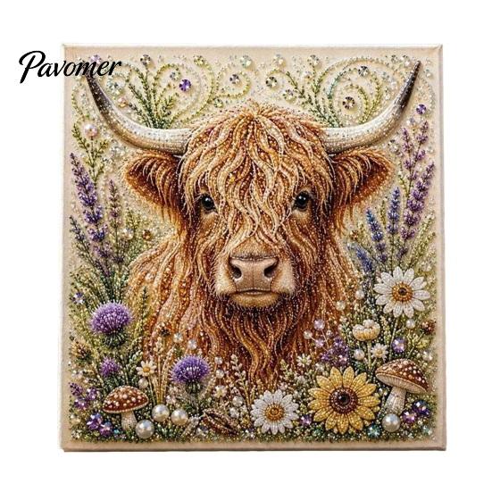 Handgefertigtes Faux-Perlen-Gemälde für Erwachsene Tierkunst DIY-Set, Niedliches Schreibtisch-Dekoration Bastelset 3D-Blumen Basteln Erwachsene, Wohnwand-Dekoration Bastelarbeiten Bastel C