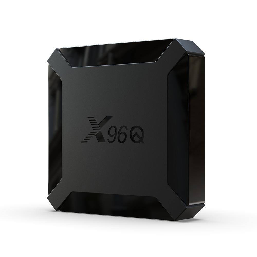 X96Q TV-Box Android 10.0 Allwinner H313 Quad Core ARM Cortex A53 TV-Set-Top-Box unterstützt 4K 3D Media Player US Plug schwarz