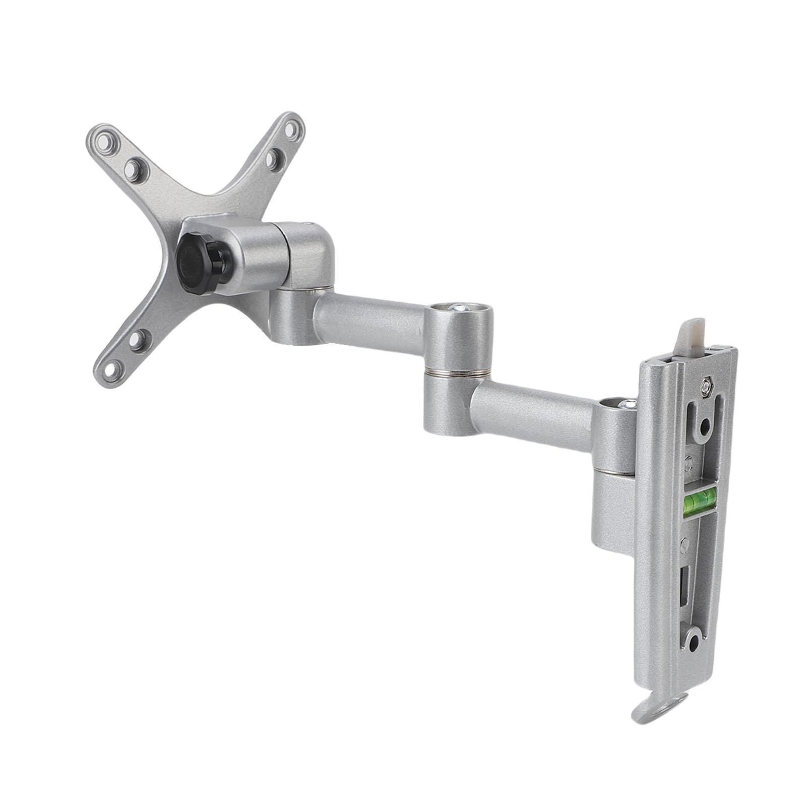 Displayarm Großer Bildschirm Wandmontierter Fernseher Aluminiumlegierung Hohe Tragfähigkeit 30 Zoll L04 Silbergrau