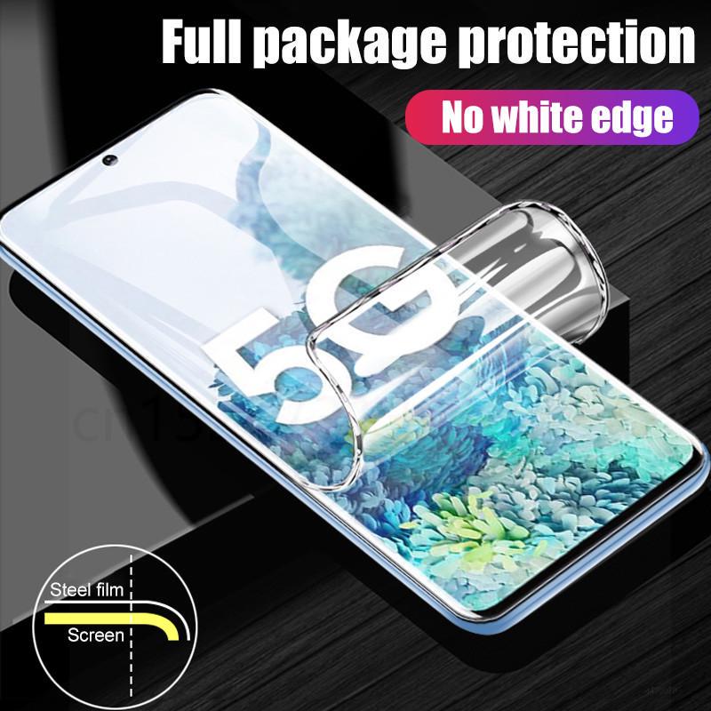 Transparente Vollabdeckung Weiche Hydrogel-Displayschutzfolie für Samsung S8/S9 Plus/S10/S20/S10 Lite/S7 Edge/Note 8 9 10 For Samsung S7 Edge reinfarbig