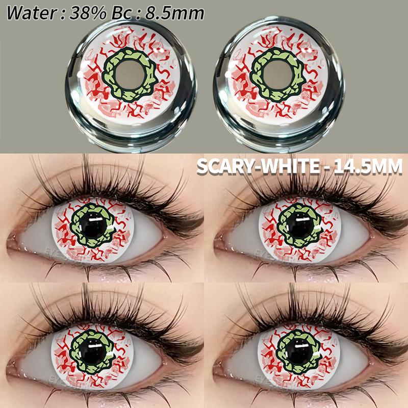 Eyeshare 1 Paar farbige Kontaktlinsen für Augen, Anime, Cosplay, farbige Linsen, Halloween, verrückte Linsen, Augenschönheit, Make-up-Linsen