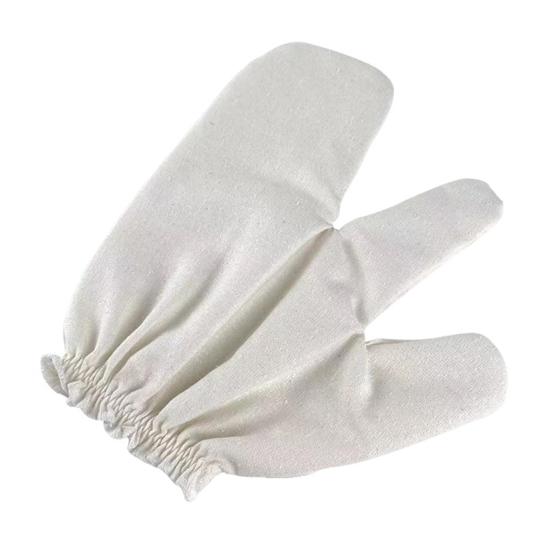 Garshana Handschuhe Grege Seidenhandschuhe Ayurvedische Massage Körper Peelinghandschuhe für Peeling Bad Massage Peeling 1pc