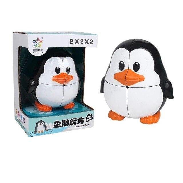 Neue Zhisheng Yuxin Pinguin 2x2 Geschwindigkeit Cube Magic Puzzle Professionelle Cubo Magico Denkaufgabe Bildung Spielzeug Weihnachten Geschenke