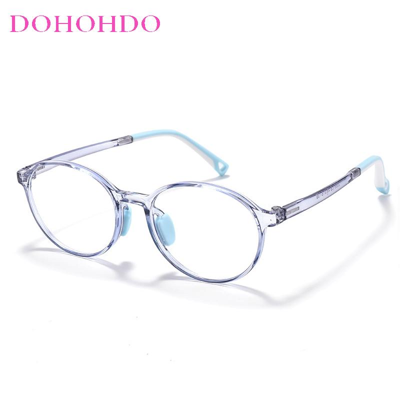 Neue Blaulichtfilter Kinder TR90 Brille Kinder Jungen Mädchen Computer Augenschutz Brille Rezeptpflichtige Kinderbrille Brillen klare blauen